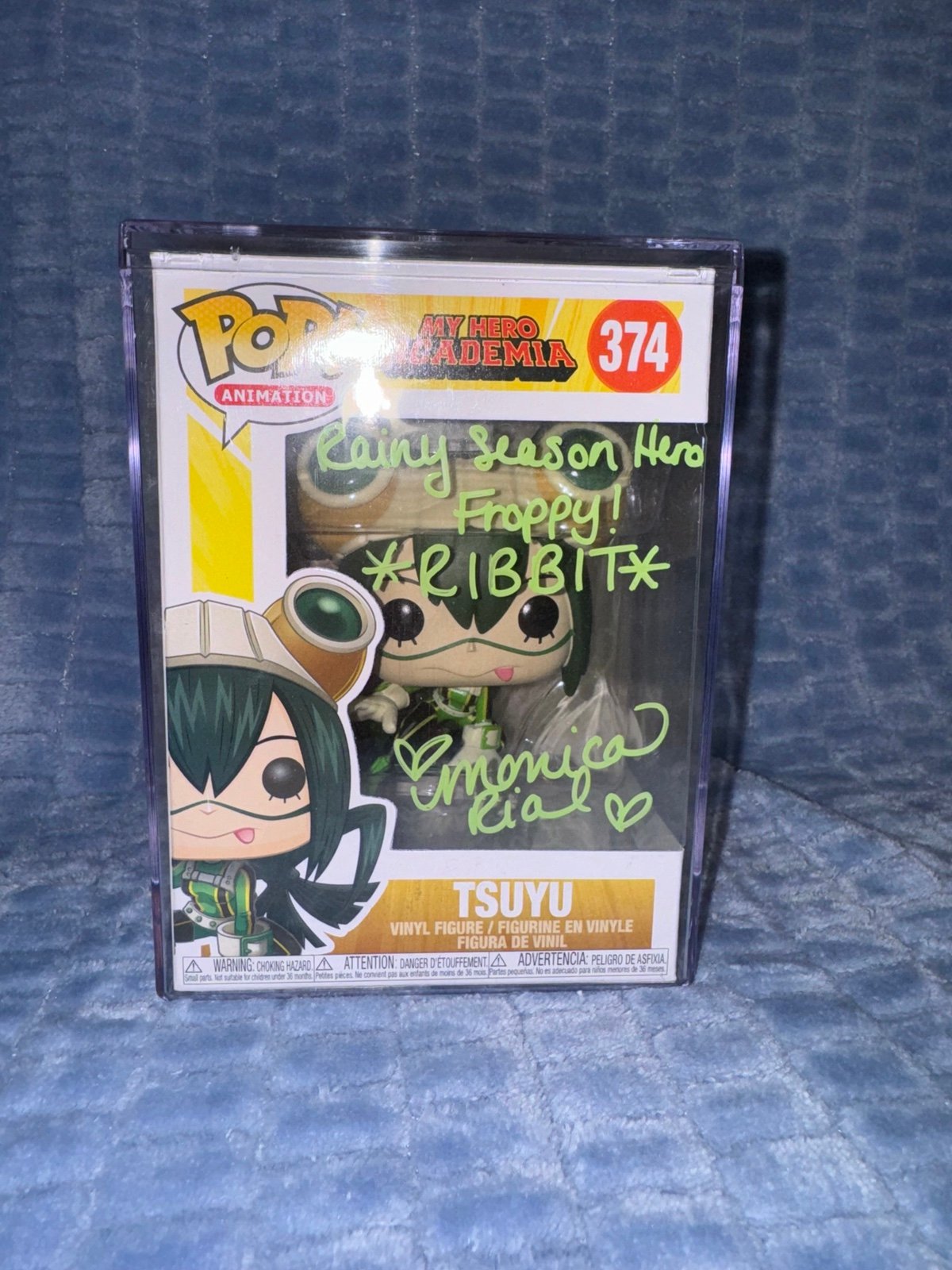 Signed and quoted Tsuyu 374 Funko Pop