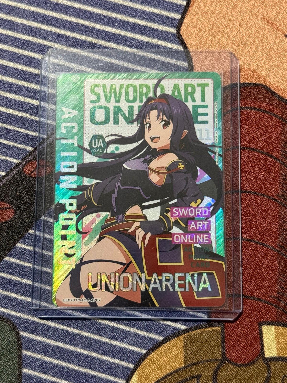 Union Arena Sword Art Online Yuuki (FOIL) Action Point Card (CASE HIT) - English