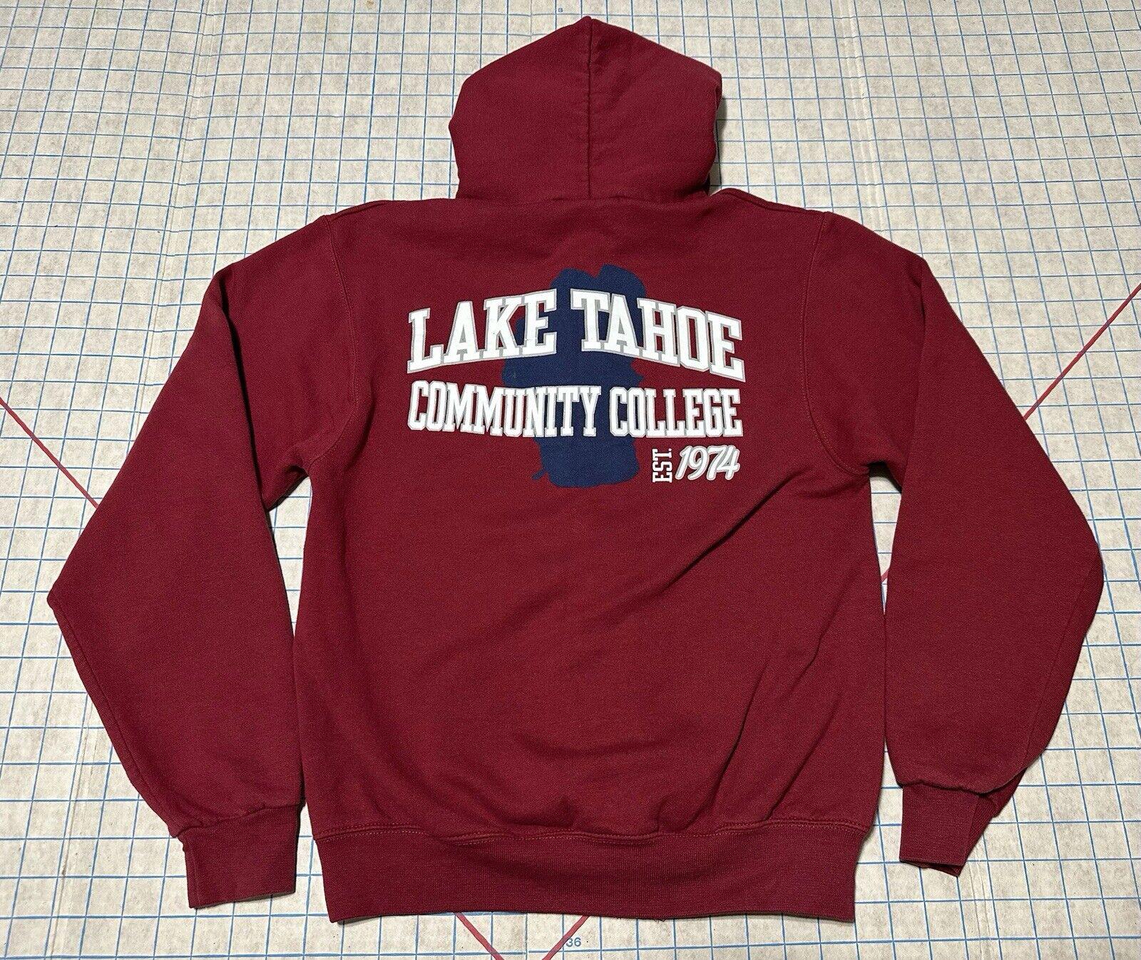 Lake Tahoe Community College Champion Zip Sweatshirt Adult XS Extra Small Y2K 00