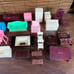 46 piece vintage plastic dollhouse set