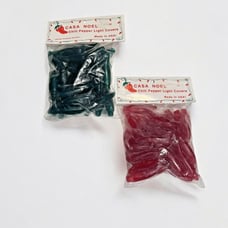 Casa Noel Chili Pepper Light Covers 2 Packs of 35 Vintage 1 Red* & 1 Green USA