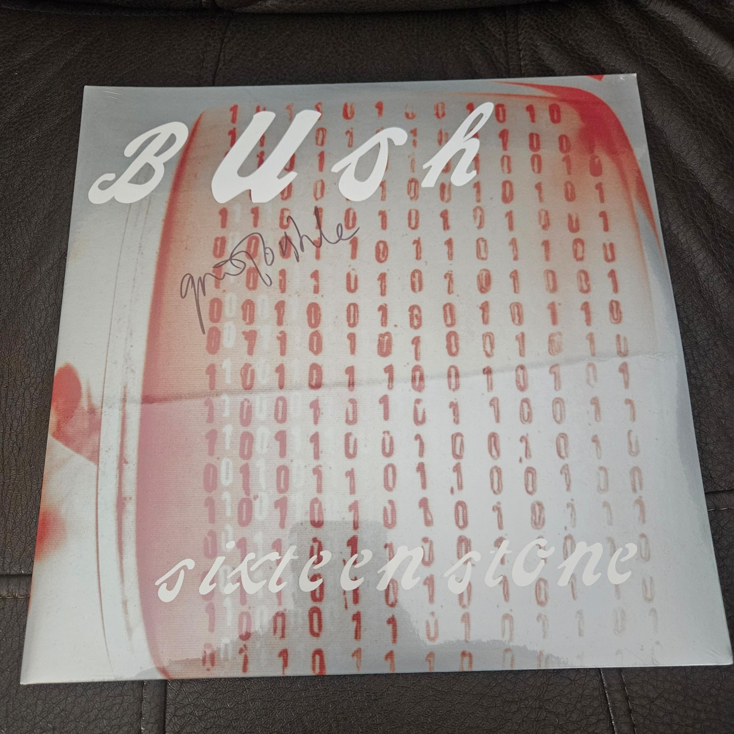 COVER SIGNED! NEW! SEALED! Bush Sixteen Stone Red Vinyl 2LP