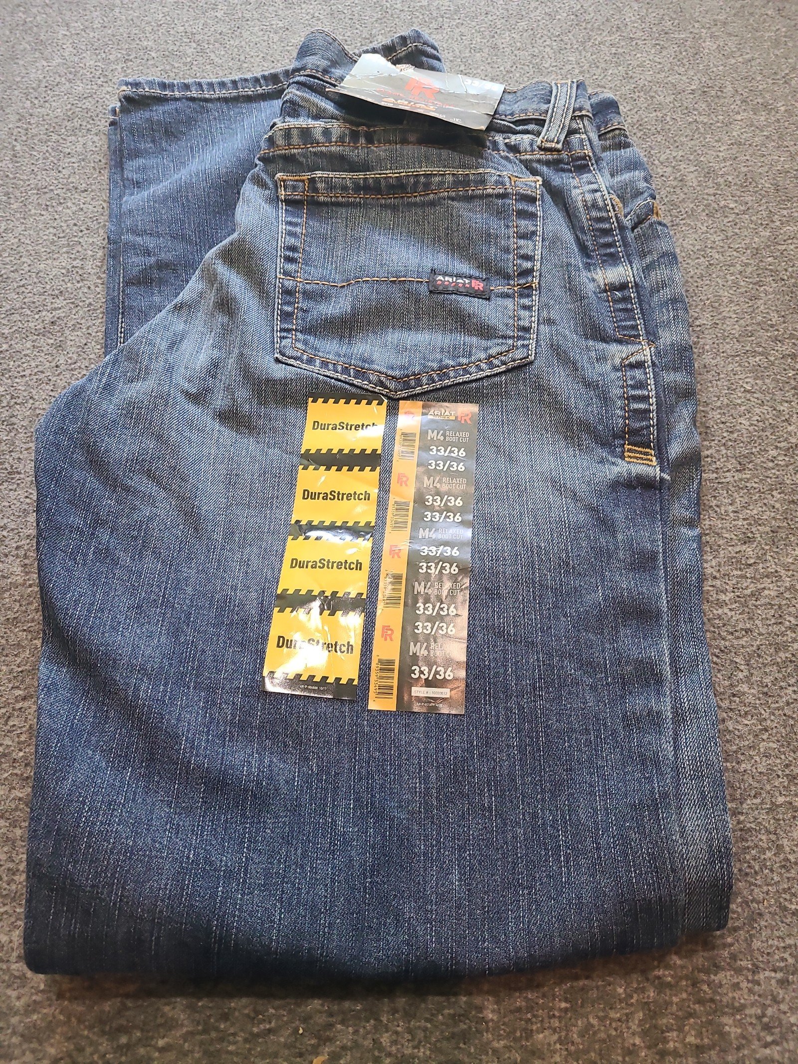 Men's Ariat FR M4 Relaxed Boot Cut 33/36, NWT