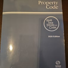 Texas Property Code 2020 Edition