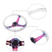 Universal 6-Hole 350mm Deep Dish Clear Crystal Bubble Neo Spoke Steering Wheel