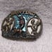 Hunting The Great American Tradition Buckle 1986 #1817 Great Vintage Condition