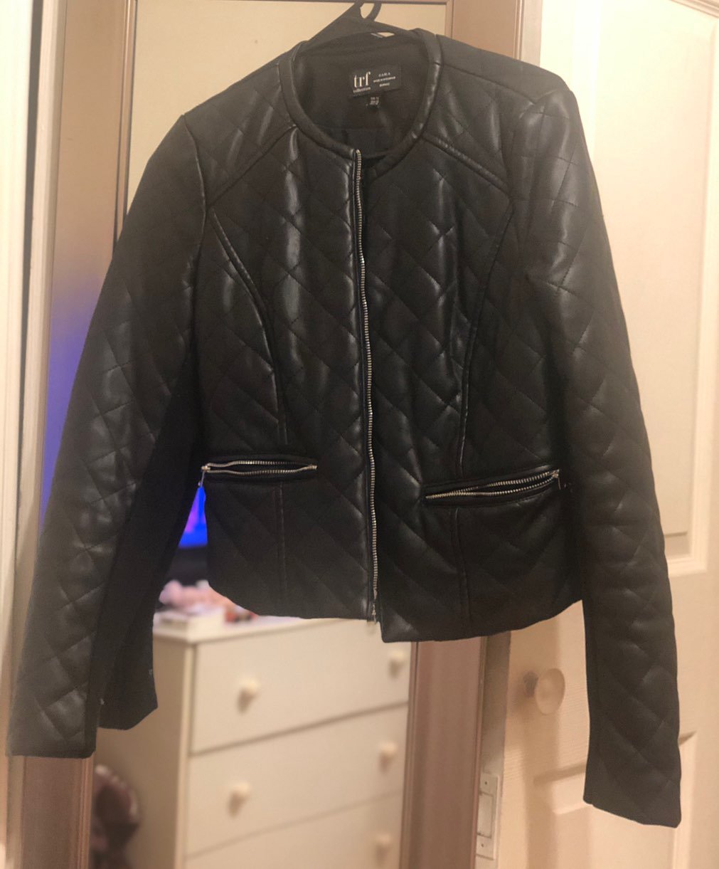 Zara Faux Leather Jacket