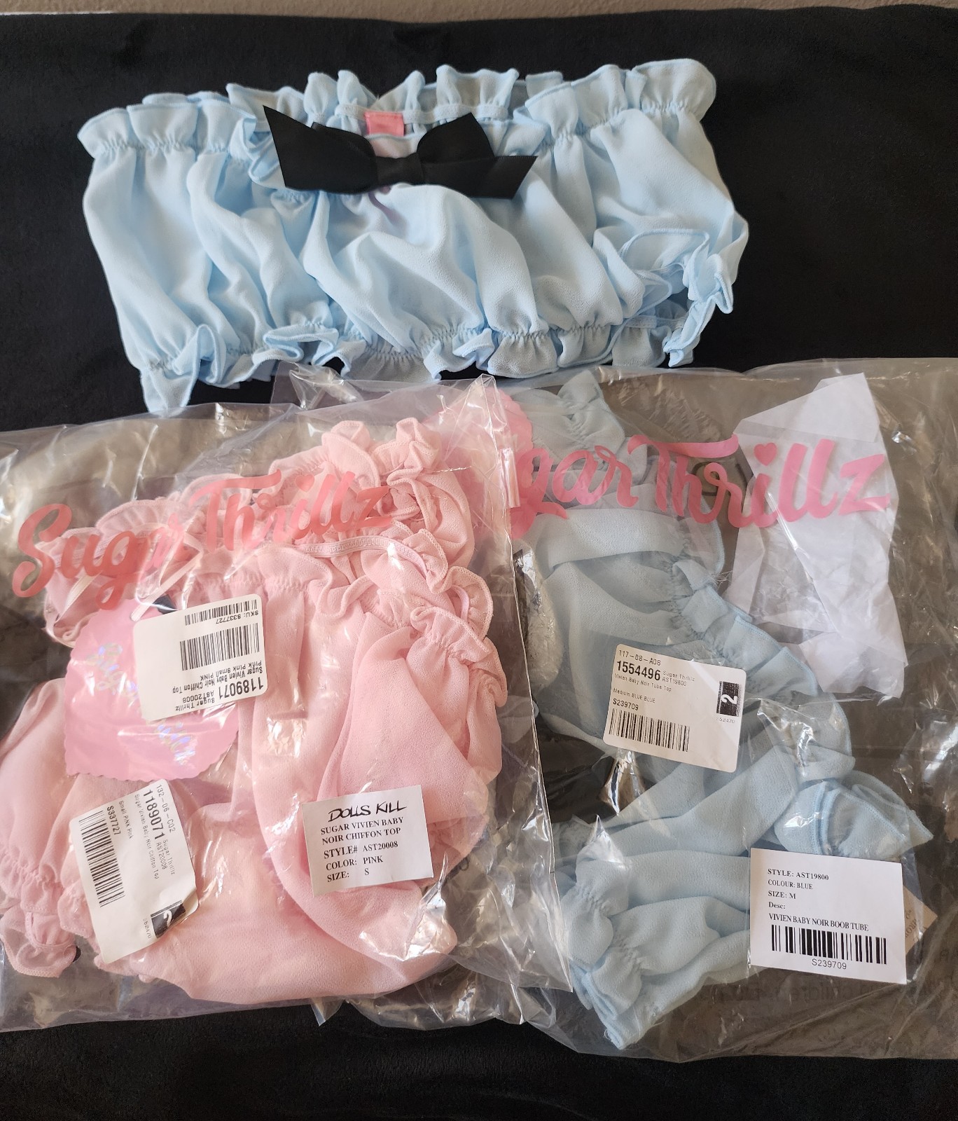 Lingerie crop top