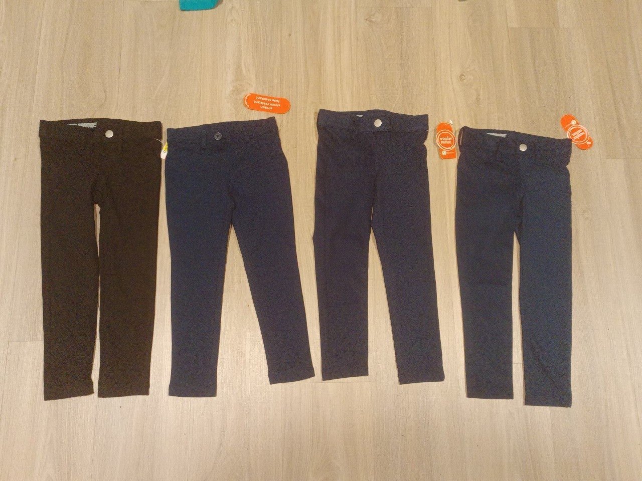 New Girls uniform pants bundle size 4