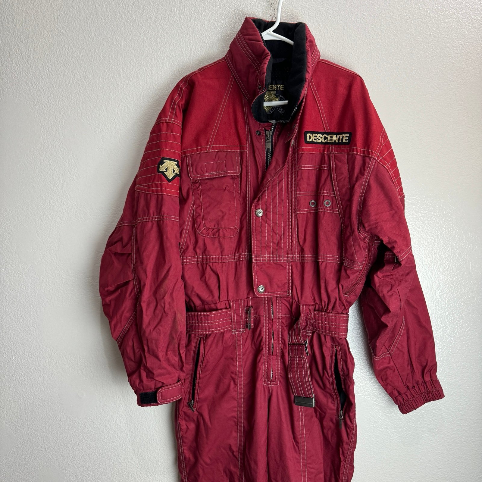 Descente Ski Suit Vintage Snow Size Medium