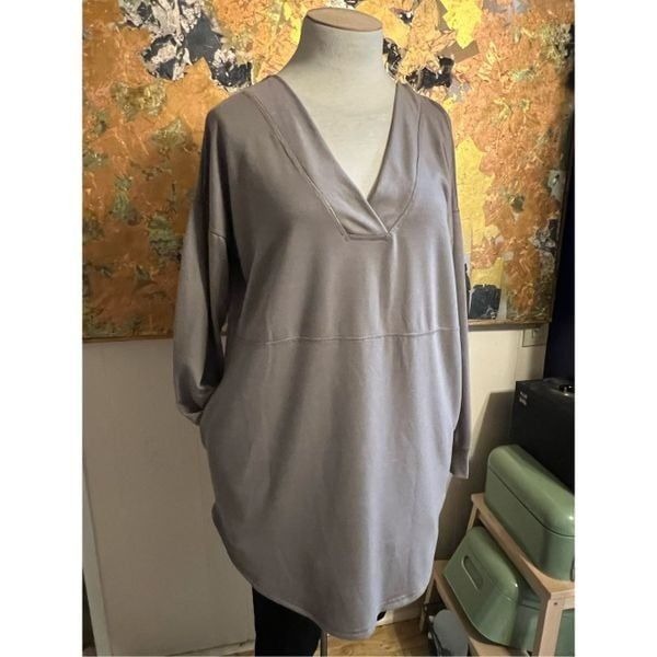 BOHO Three Birds Nest Oversized Pullover SUPER Soft Sweatshirt Dress Tunic Size