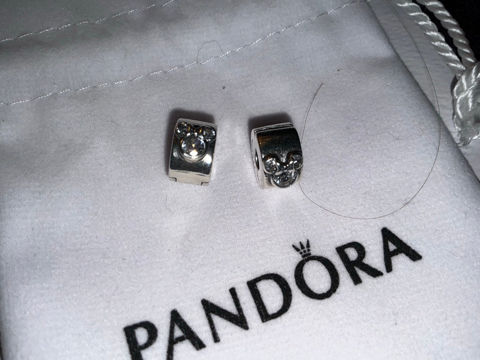 Disney authentic Pandora Mickey clips