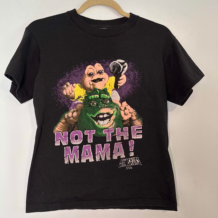 Vintage 90’s Disneys Dinosaurs “Not the Mama” Black Youth L (16/18) TGIF