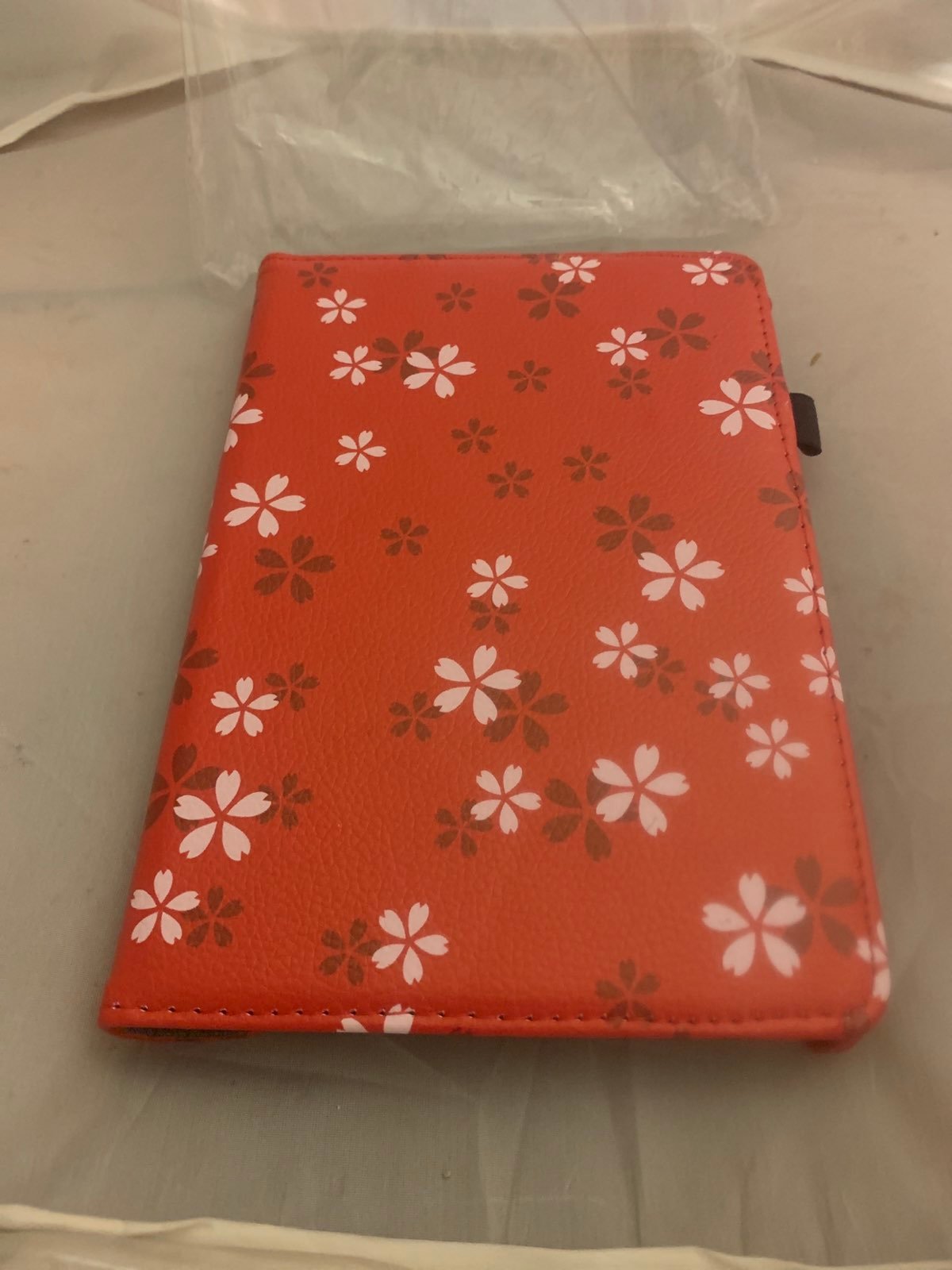 Red Flower Folio Case for Use with Ipad Mini 5 (NEW)