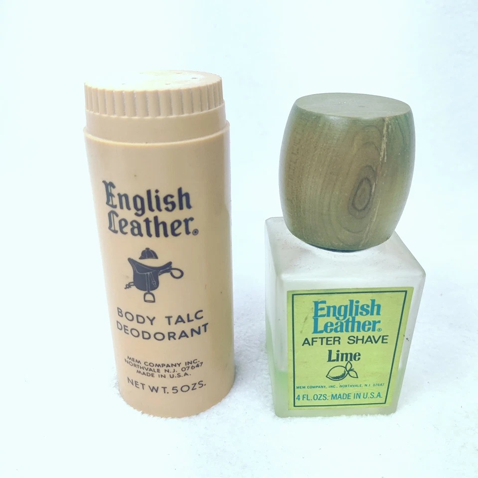 English Leather Talc Powder 5 Oz Mint Cologne Lot