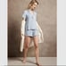 Banana Republic Modal Sleep Top Light Blue