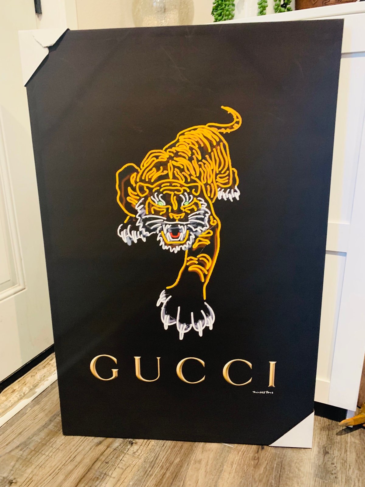 Fairchild Paris Extra Large Canvas Fashion Wall Art GUCCI