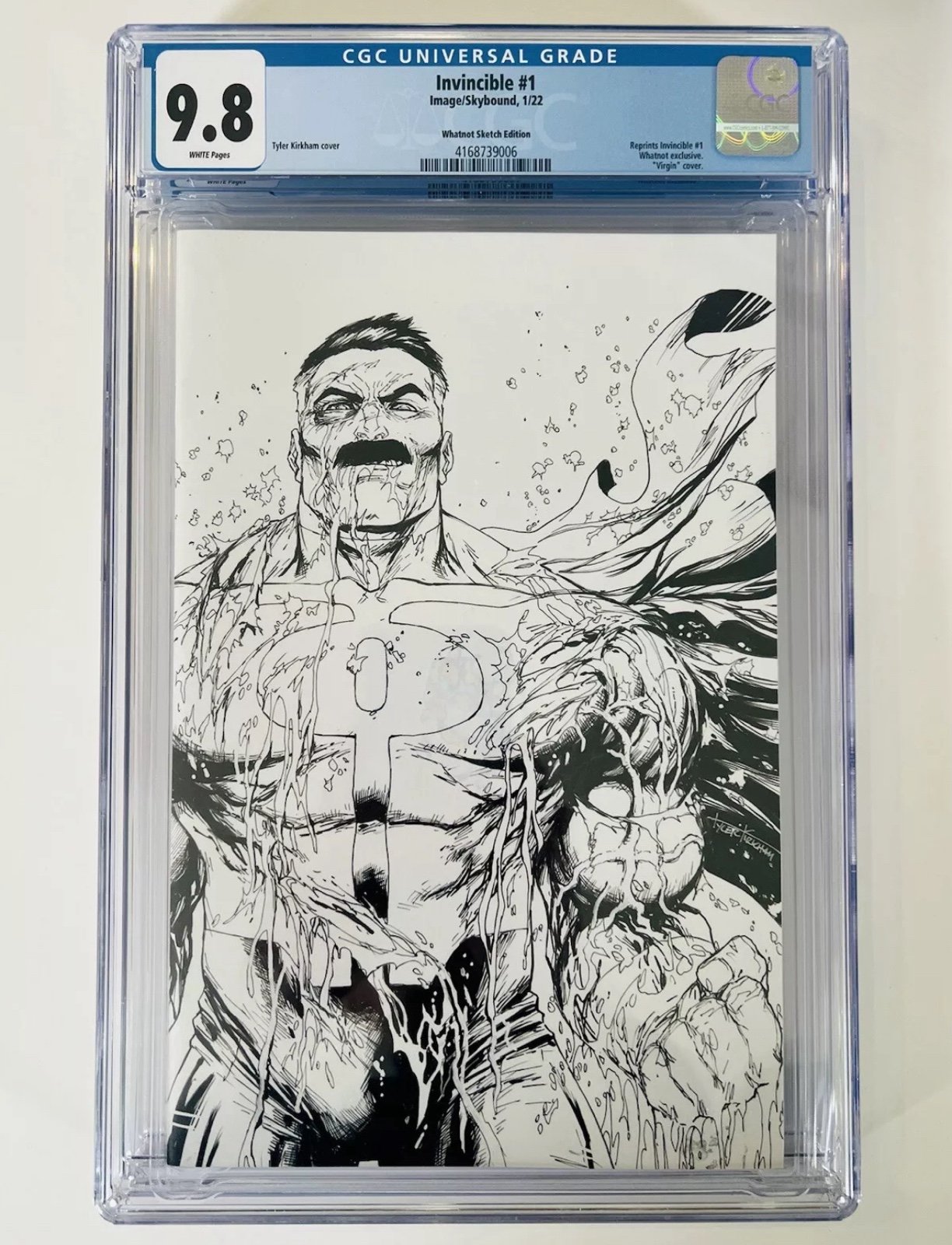 Invincible #1 Whatnot Sketch Edition - CGC 9.8