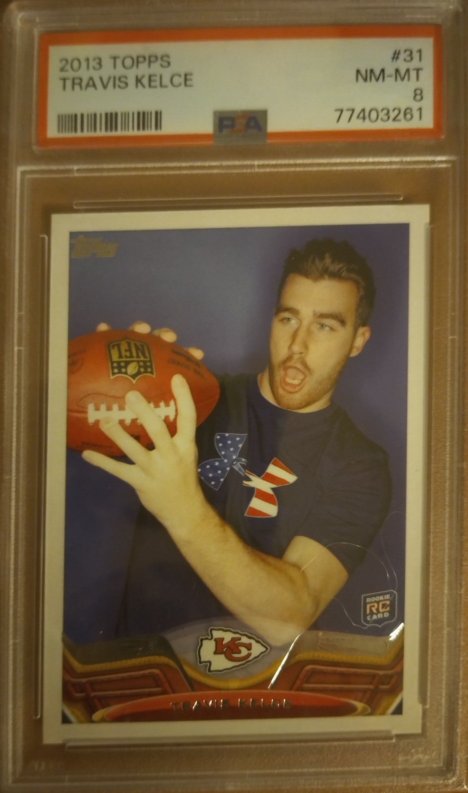 2013 travis Kelce Rookie Card