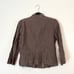 Sigrid Olsen Linen Shirt Jacket Women Size 4 Brown Button Down Pockets Utility