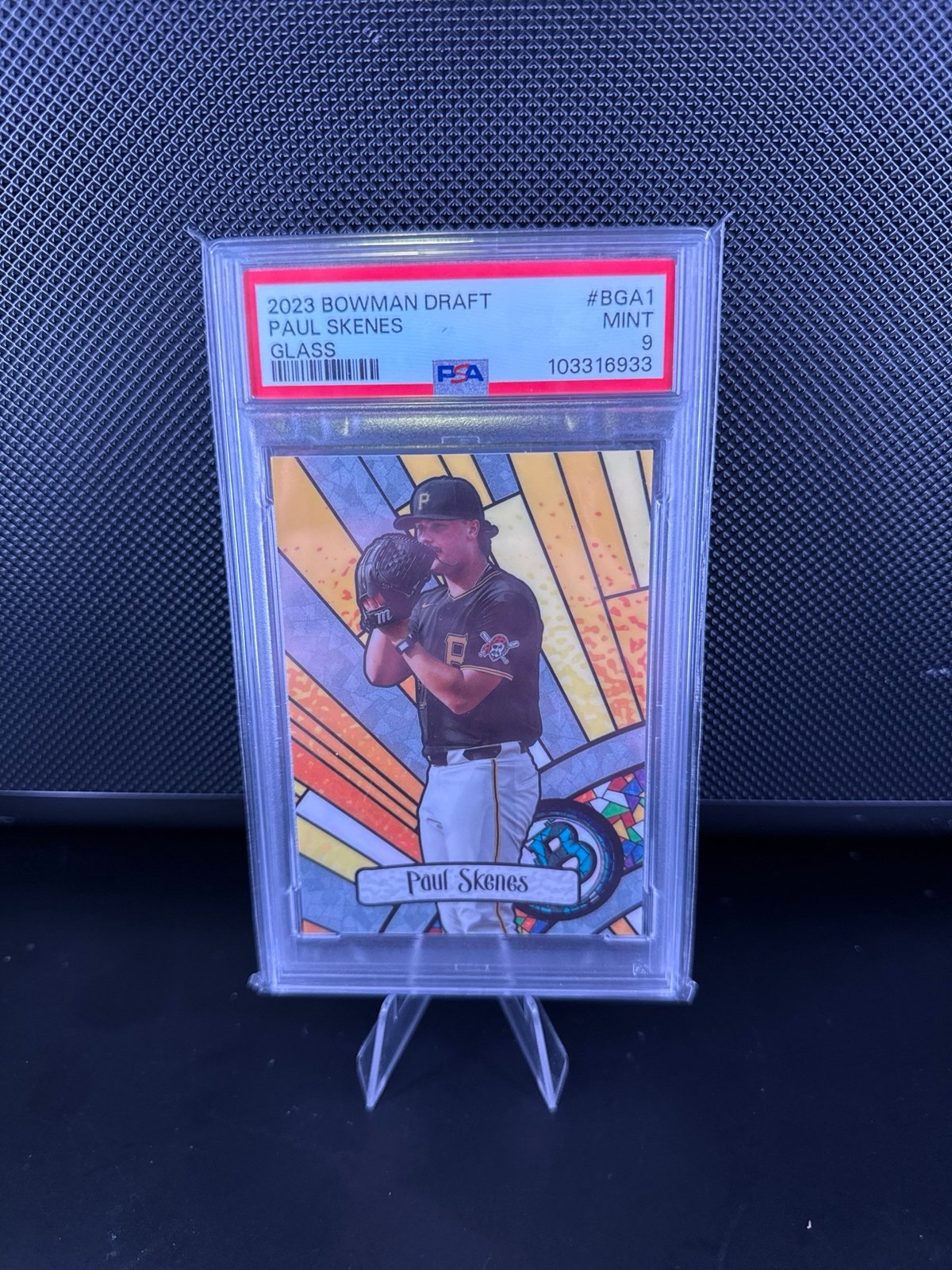 2023 Bowman Draft Paul Skenes Glass PSA 9