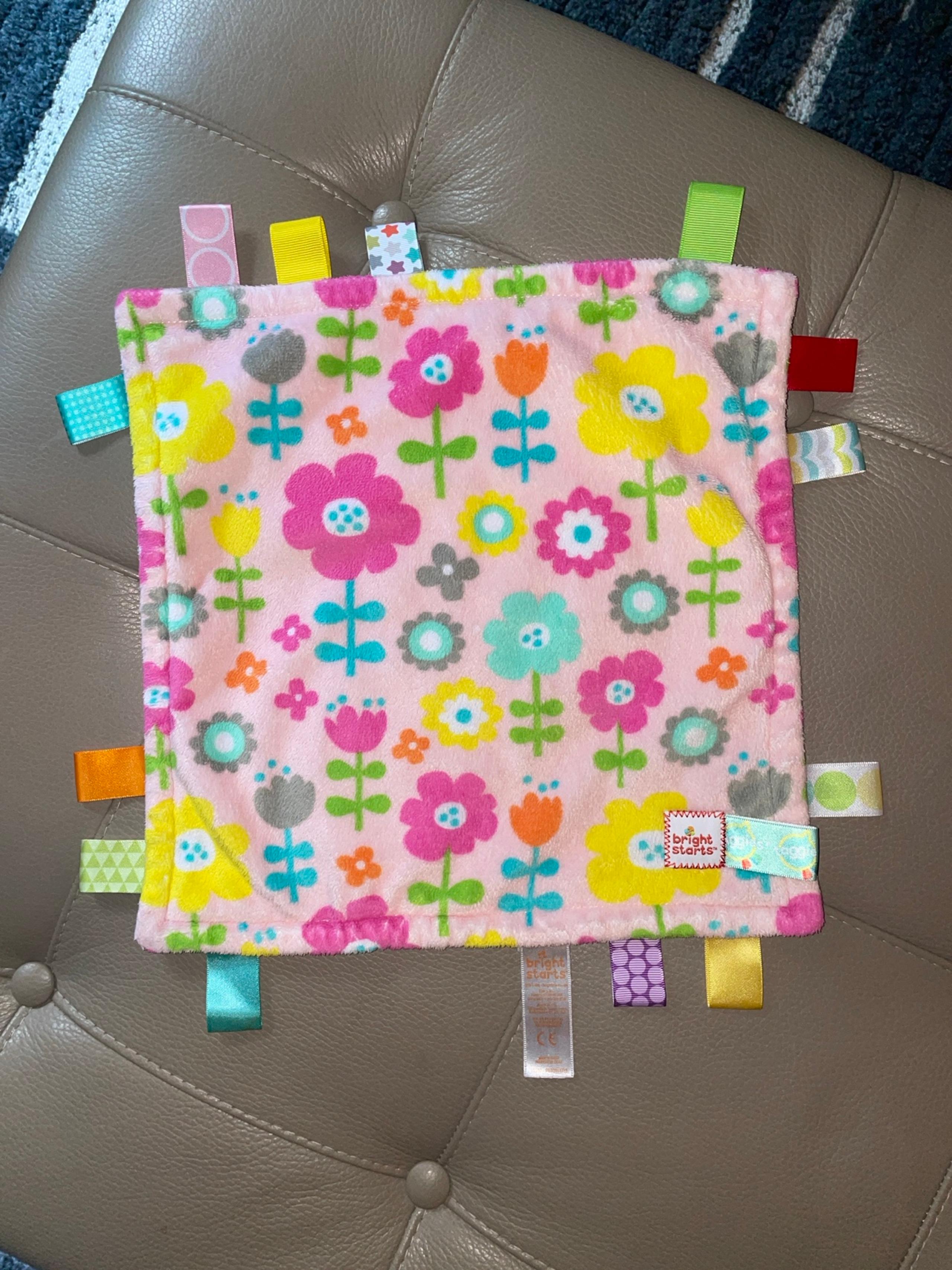 Bright Starts Little Taggies Baby Blanket, Used