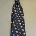 Vintage gucci pure silk 1973 navy blue tie