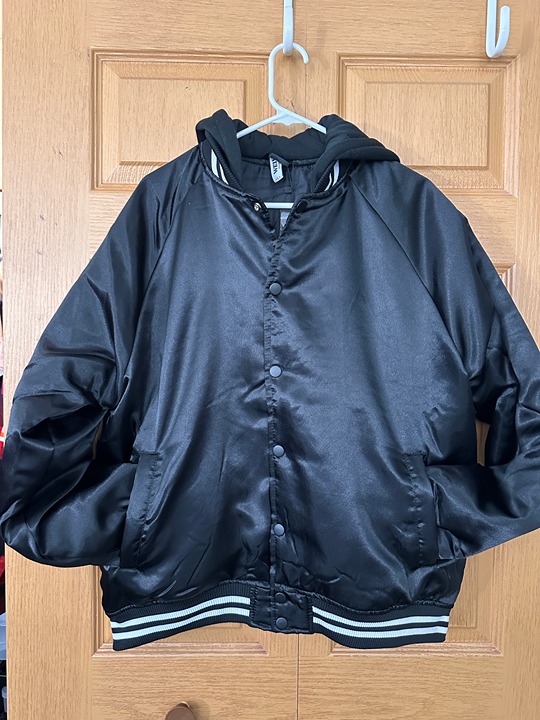 NWT Hooded Bomber Jacket