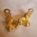 Kenneth Jay Lane Signed Crystal Leaf with pearl bottom