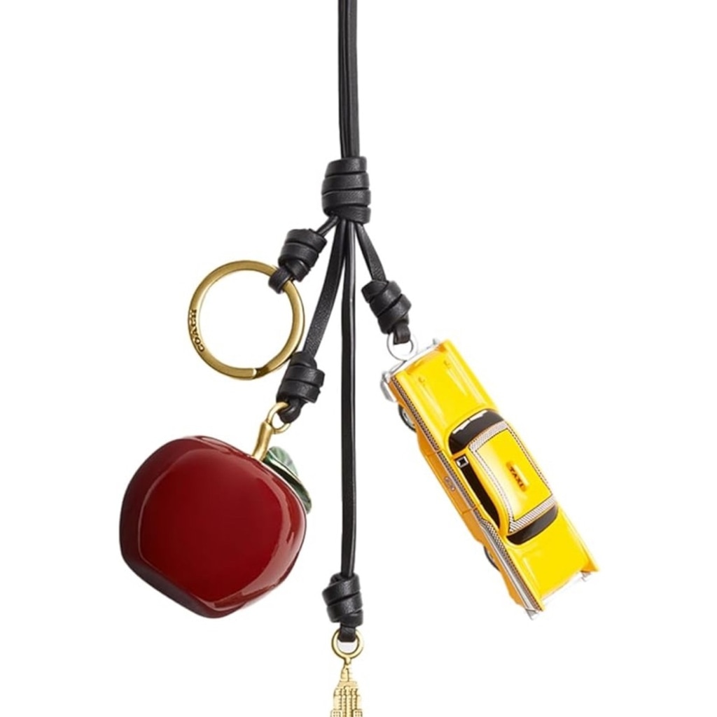 Coach Women's Small New York Cluster Bag Charm Keychain