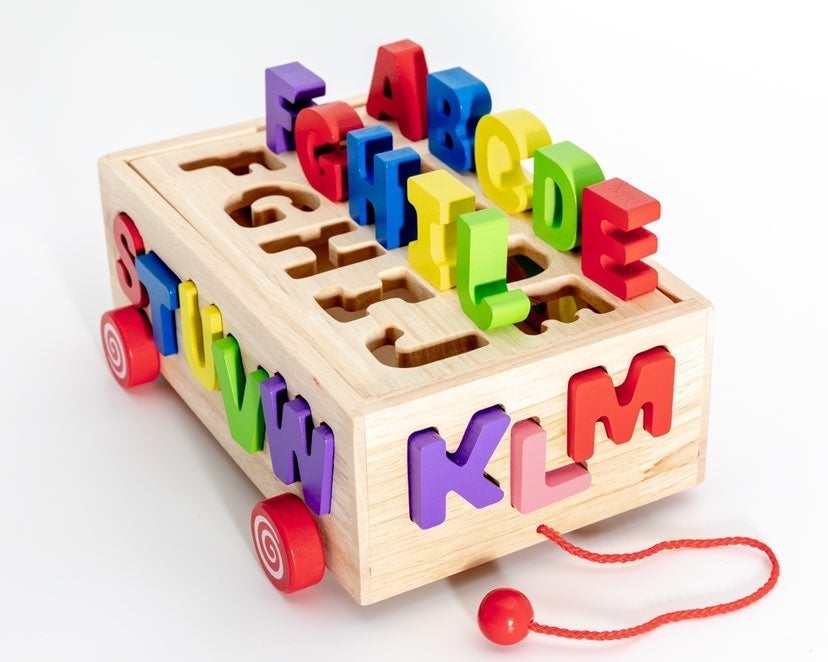 Montessori Letter pulley (WE SHIP NEXT DAY VIA UPS)