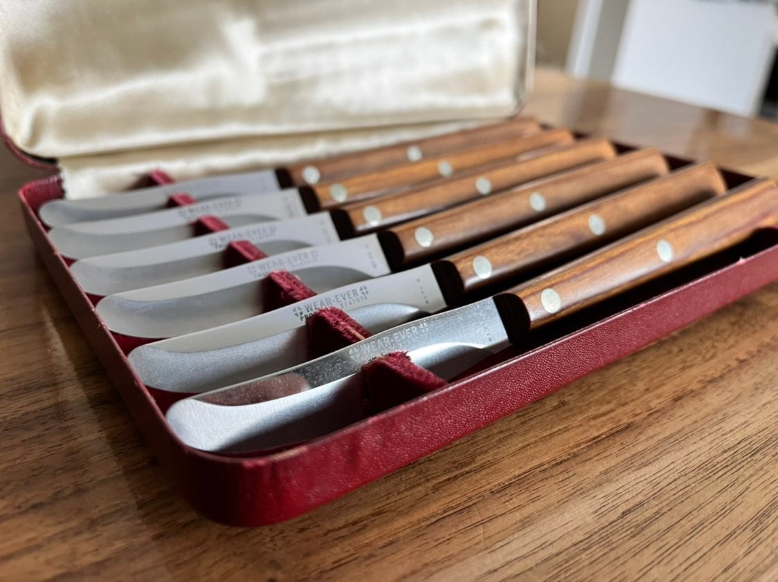 Pristine set of vintage mid-century cutlery