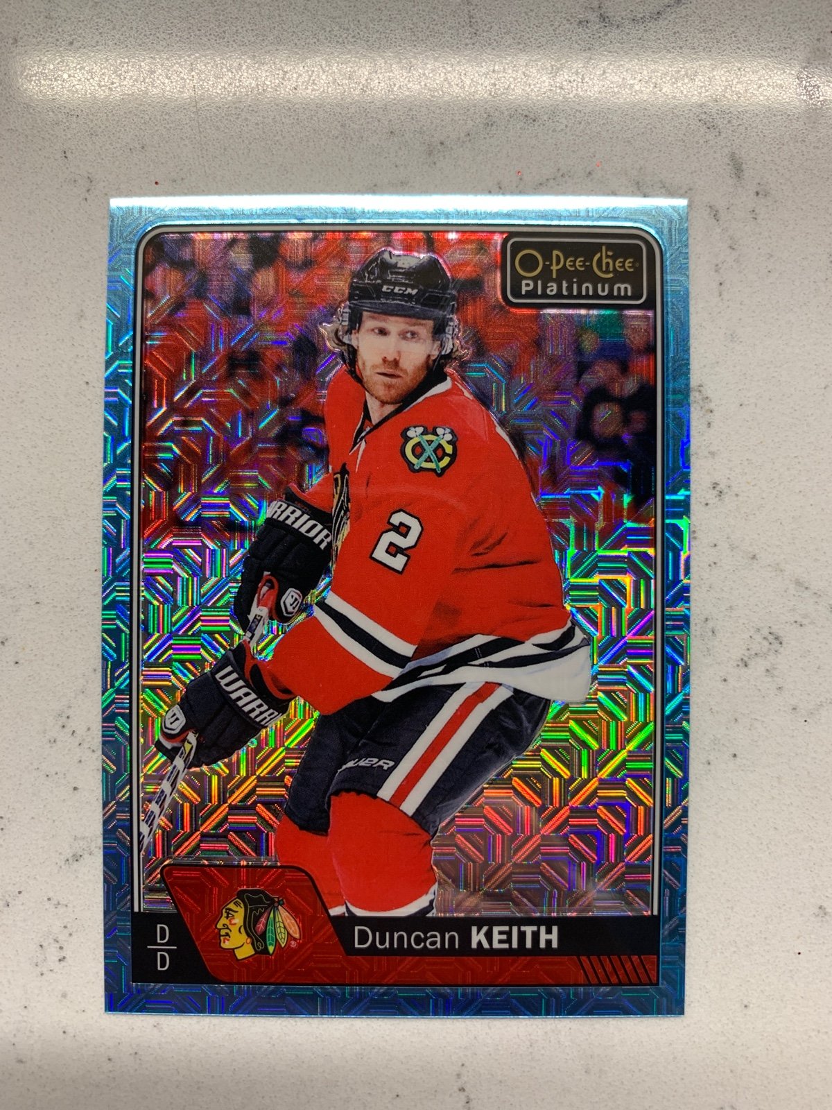 Duncan Keith 16-17 OPC Platinum Ice Blue Traxx Chicago Blackhawks B2G1