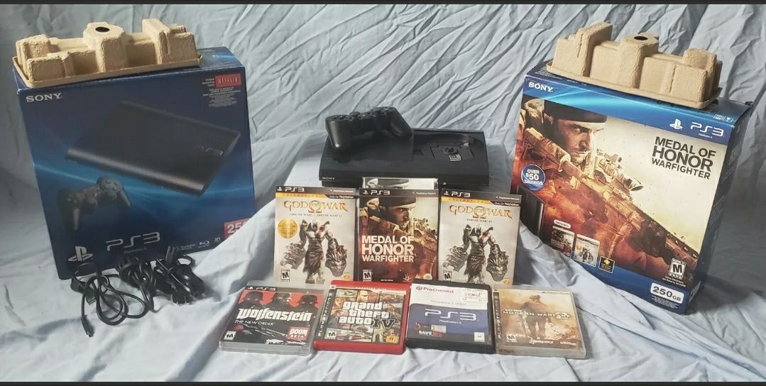 Ps3 250gb medal of honor bundle