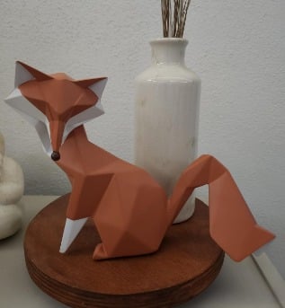 New Fox Figurine Statue Gifts Modern Sculpture Decor Home Gifts Animal Arts