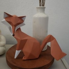 New Fox Figurine Statue Gifts Modern Sculpture Decor Home Gifts Animal Arts