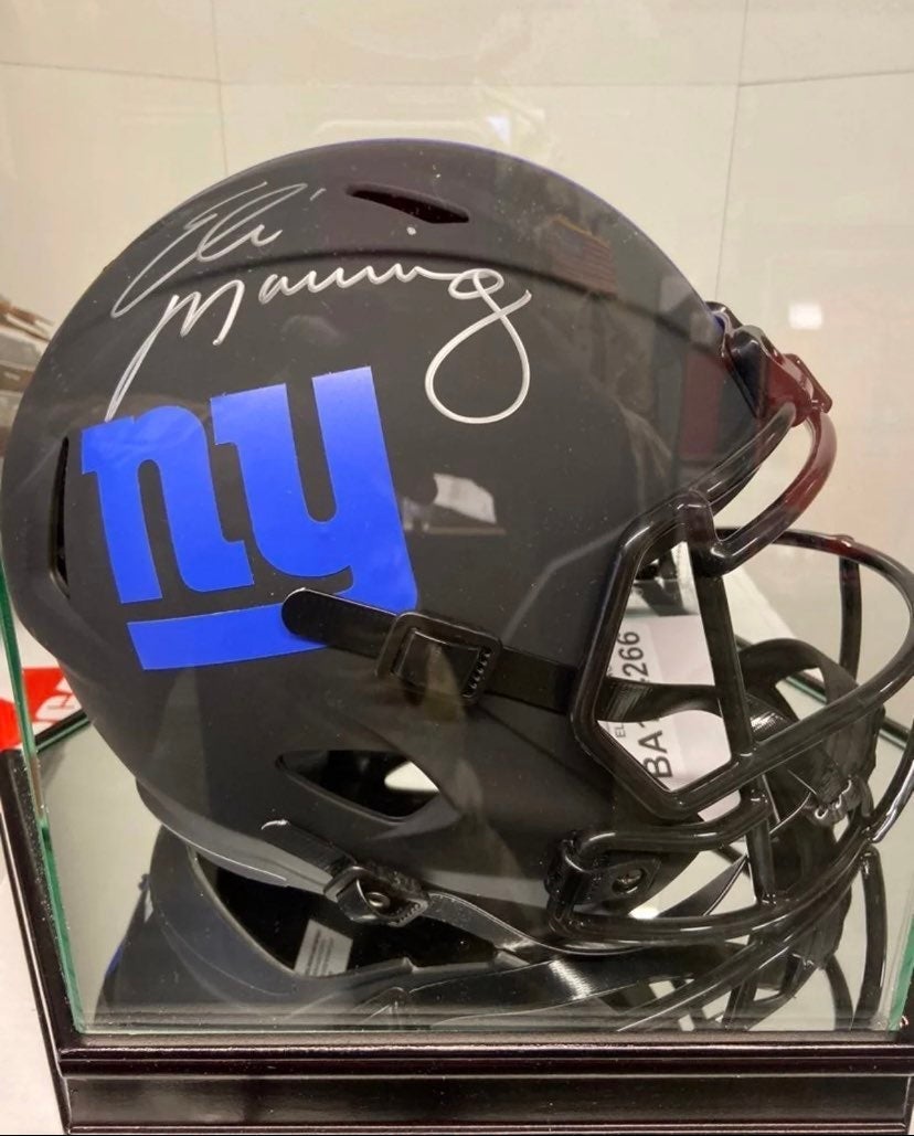 Eli Manning Signed Giants Full-Size Helmet