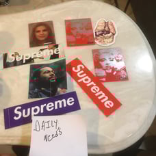 8 Supreme Sticker Box Logo RARE Stickers
