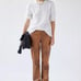 NWT UO Western Faux Suede Micro-Bootcut Pant