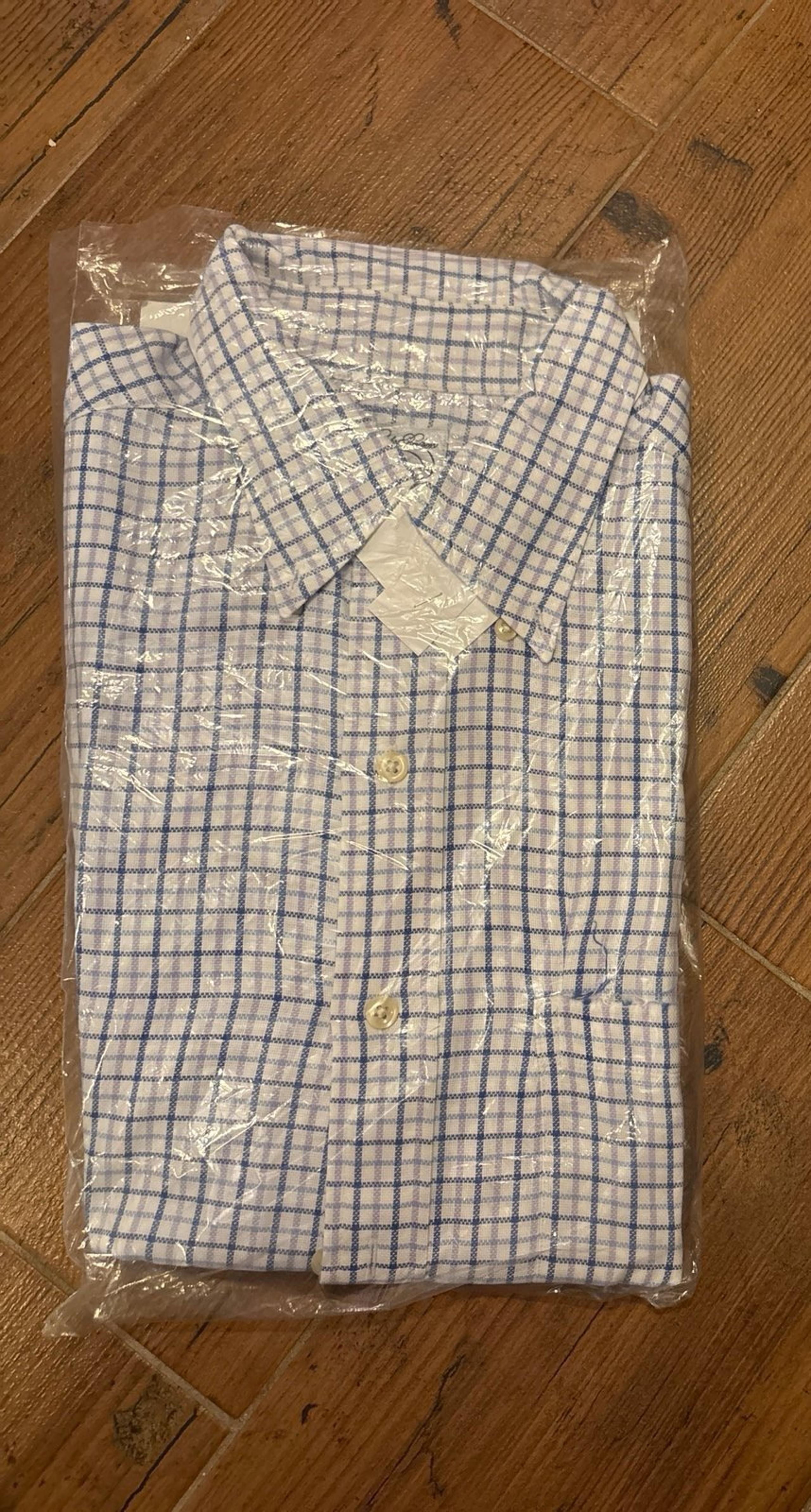 NIP! Brooks Brothers Checked S/ S Sport Shirt- Size Large