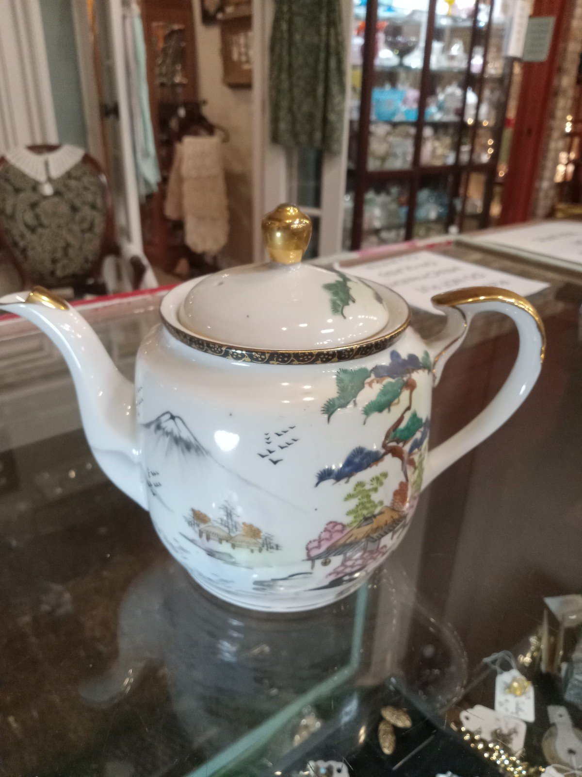 Kutani Japan Geisha Girl China Tea Set