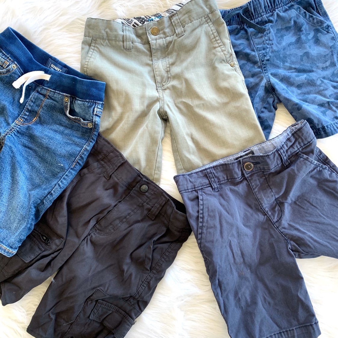 Bundle Lot Of 5 Boys Small Summer Shorts