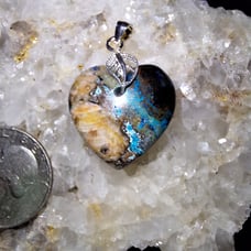 Shattuckite pendant