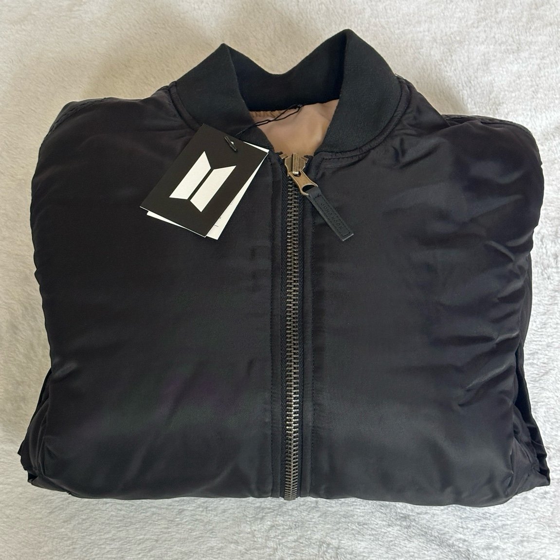 BRAND NEW Official BTS Jungkook Golden Bomber Jacket (Size