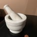 Mortar and Pestle white marble