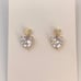 Crystal Love Heart Stud Earrings for Women