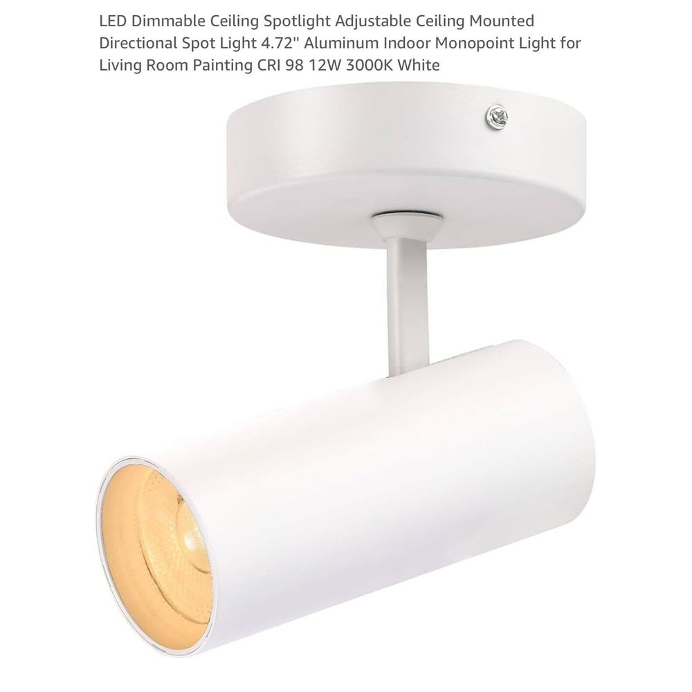 LED Dimmable Ceiling Spotlight Adjustable Ceiling Mounted Directional Spot Light