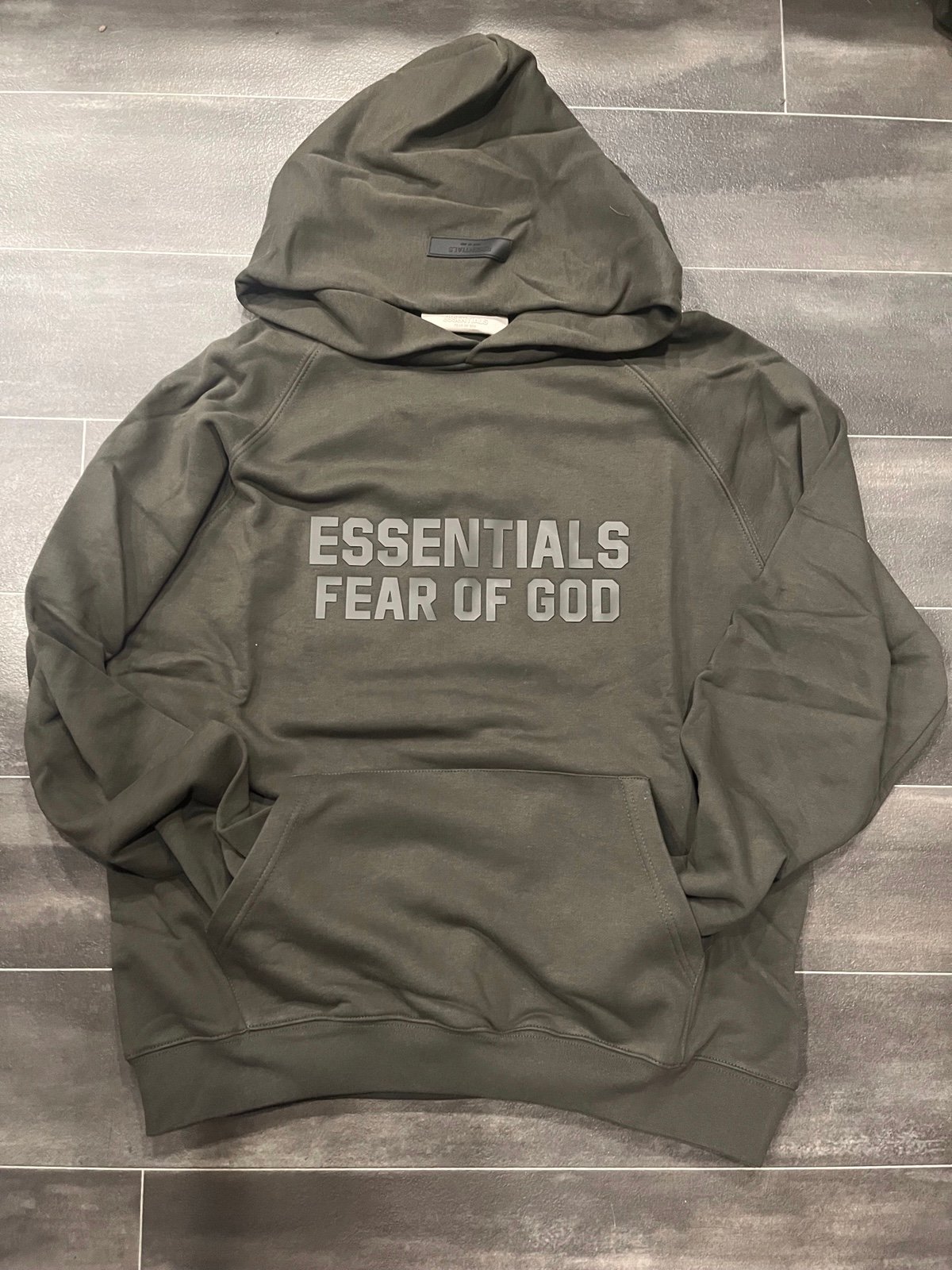 Essentials fear of god hoodie size extra large