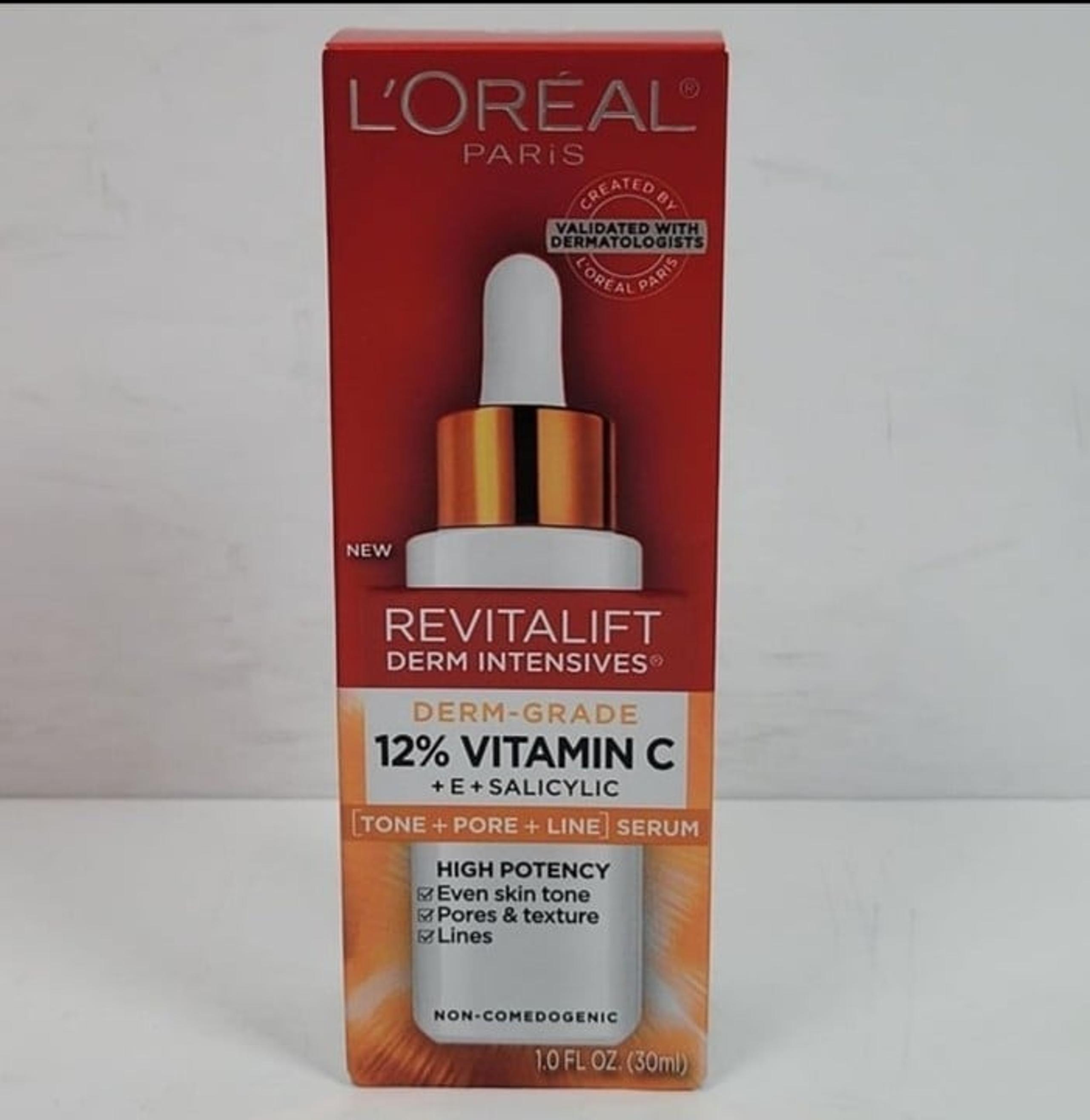 LOréal Paris Revitalift Derm Intensives 12% Vitamin C + E + Salic