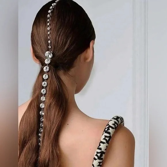 RHINESTONE SPINE COMB HAIR BRIDAL ELEGANT with beautiful gift box